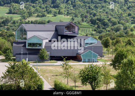 Vitra Haus von Jacques Herzog und Pierre de Meuro. Der Vitra Campus. Weil am Rhein, Deutschland Stockfoto