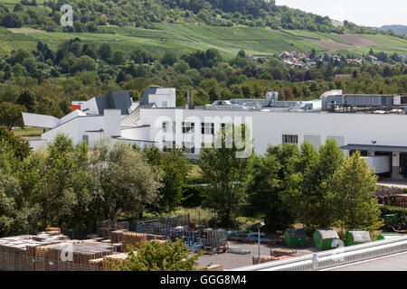 Luftaufnahme des Vitra Design Museums. Stockfoto