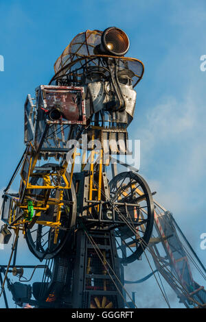 Hayle, Cornwall, UK. Die Fahrkunst. Die größte mechanische Puppe, die in Großbritannien gebaut werden Stockfoto