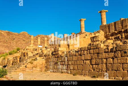 Der große Tempel von Petra, Jordanien Stockfoto