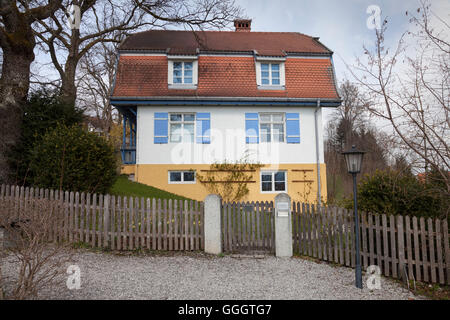 Geographie/Reisen, Deutschland, Bayern, Murnau am Staffelsee, Haus, Muenter Additional-Rights - Clearance-Info - Not-Available Stockfoto