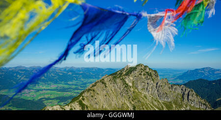 Geographie/Reisen, Deutschland, Bayern, Panorama vom Gaisalphorn, 1953 m, auf das Rubihorn (Peak), 1957 m, Allgäuer Alpen, Allgäu, Freedom-Of - Panorama Stockfoto