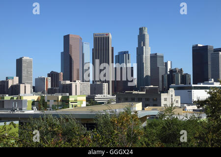 Geographie/Reisen, USA, Kalifornien, Los Angeles, skyline Los Angeles, Vista Hermosa Park, Additional-Rights - Clearance-Info - Not-Available Stockfoto