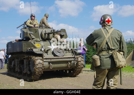 Re enactors at Victory Show, Cosby, Stockfoto