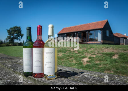 Carters Farm Weinberg – heute bekannt als Dedham Vale Weinberg Stockfoto