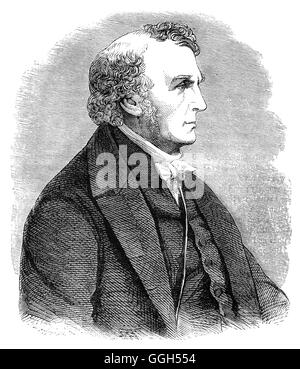 Thomas Chalmers (1780-1847), war ein Schriftsteller, Moralist, schottische Minister, Professor für Theologie, Nationalökonom und ein Führer der Kirche von Schottland und der Free Church of Scotland. Er wurde "Schottlands größte Nineteenth-Century Kirchenmann" genannt. Stockfoto