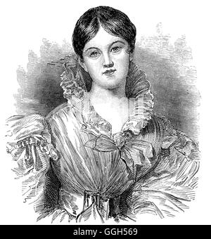 Letitia Elizabeth Landon (14. August 1802 – 15. Oktober 1838), englischer Dichter und Schriftsteller, war sie eine der ersten Schriftstellerinnen, finanzielle Unabhängigkeit, konsequente Kritikerlob und eine riesige öffentliche Fangemeinde von der Poesie zu erreichen. Hunderte von Gedichten veröffentlichte sie in literarischen Zeitschriften, erstellt sieben einzelne Bücher von Poesie, dazu beigetragen, eine Reihe von literarischen Jahrbücher, verfasste drei Romane und mehrere Kindergeschichten, bearbeitet (und einige glauben schrieb) zwei weitere Romane veröffentlichte Übersetzungen, schrieb Literaturkritiken und Kritik, verfasste mehrere Theaterstücke und Kurzgeschichten veröffentlicht. Stockfoto