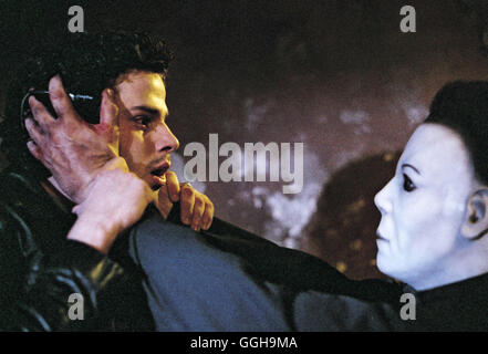 HALLOWEEN: Auferstehung / Halloween: Auferstehung USA 2002 / Rick Rosenthal Jim Morgan (LUKE KIRBY) Und Michael Myers (BRAD LOREE) Regie: Rick Rosenthal aka. Halloween: Auferstehung Stockfoto