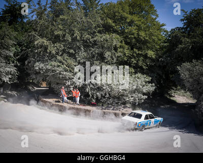 Hillmann Avenger 1800, Waldbühne Rally Goodwood Festival of Speed 2014, Rennen, Autorennen, Oldtimer, Chichester, Sussex, Stockfoto