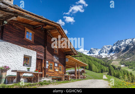 Geographie/Reisen, Italien, Südtirol, Moareggalm (1605 m) auf dem Klausberg in der Nähe von Steinhaus, Ahrntal (Ahrntal), Freedom-Of - Panorama Stockfoto