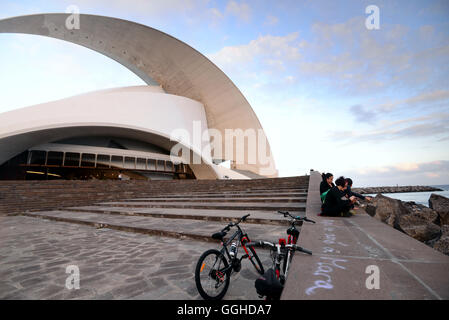 Auditorio in Santa Cruz, Teneriffa, Kanarische Inseln, Spanien Stockfoto