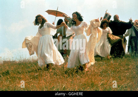 VIEL LÄRM UM NICHTS / viel Lärm um nichts GB/USA 1992 / Kenneth Branagh Szene Mit Beatrice (EMMA THOMPSON) Und Helden (KATE BECKINSALE) Regie: Kenneth Branagh aka. Much Ado About Nothing Stockfoto