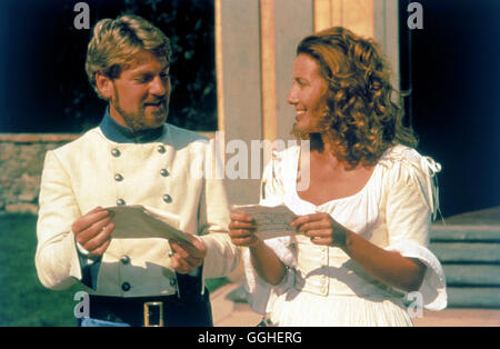 VIEL LÄRM UM NICHTS / viel Lärm um nichts GB/USA 1992 / Kenneth Branagh Beatrice (EMMA THOMPSON), Benedikt (KENNETH BRANAGH) Regie: Kenneth Branagh aka. Much Ado About Nothing Stockfoto