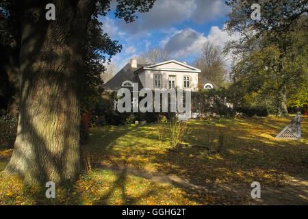 Villa Lesmona, Knoops Park in Bremen-St. Magnus / Deutschland, internationale Akademie der Künste Stockfoto