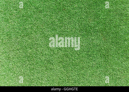 Grünen Kunstrasen auf dem Fußballplatz Stockfoto