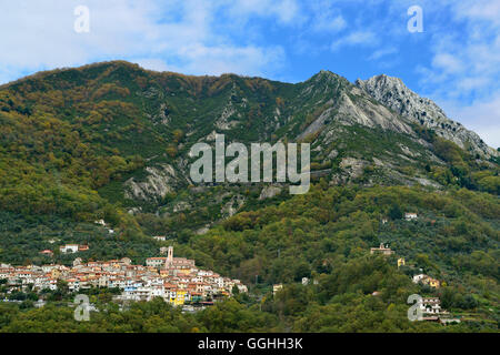 Bergdorf, Antona, Apuanischen Alpen, Toskana, Italien Stockfoto