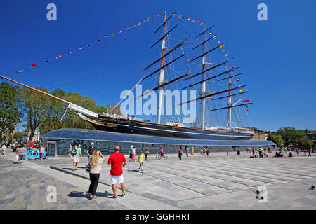 Cutty Sark Museum, Greenwich, London, England, Vereinigtes Königreich Stockfoto