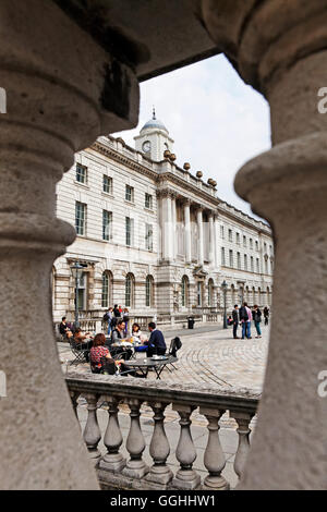 Innenhof, Somerset House, London, England, Vereinigtes Königreich Stockfoto