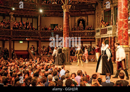 Richard II, Shakespeare Globe, Bankside, Southwark, London, England, Vereinigtes Königreich Stockfoto