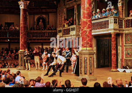 Richard II, Shakespeare Globe, Bankside, Southwark, London, England, Vereinigtes Königreich Stockfoto