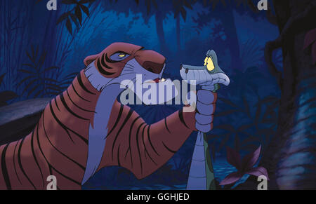 DAS DSCHUNGELBUCH 2 / Jungle Book II USA 2002 / Steven Trenbirth SHERE KHAN Und KAA Regie: Steven Trenbirth aka. Dschungelbuch II Stockfoto