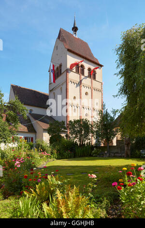 Klosterkirche von St. Maria und Markus, Mittelzell, Insel Reichenau, Untersee, Bodensee, Bodensee, Baden-Württemberg, Deutschland Stockfoto