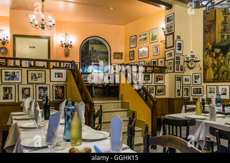 Kann Culleretes, ältestes Restaurant in Barcelona, seit 1786, Barcelona, Katalonien, Spanien Stockfoto