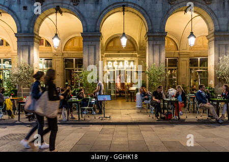 Ocana Bar, Club, Placa Reial, Barri Gotic, Barcelona, Katalonien, Spanien Stockfoto