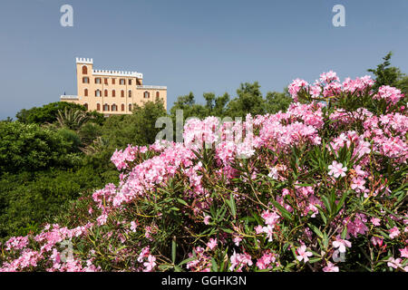 Villa Las Tronas Art-Deco-Hotel, Alghero, Sardinien, Italien Stockfoto