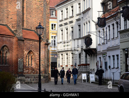 In der St.-Nikolaus Kirche, Nikolaikirche in Nicolai Viertel, Mitte, Berlin, Deutschland Stockfoto