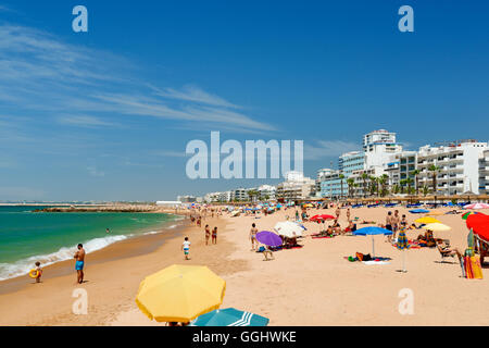 Quarteira Beach &amp; Resort, Algarve, Portugal Stockfoto