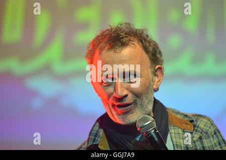 Tommy Tiernan führt bei den Presse-Launch bei The Gilded Balloon Edinburgh Fringe Festival 2016 Stockfoto