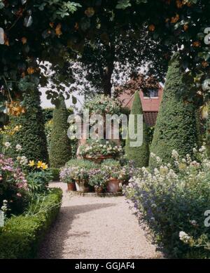 Der alte Pfarrhof - Ost Ruston Norfolk-der Walled Garden - - (bitte Kredit Lage) obligatorische Credit GDN111759 Stockfoto