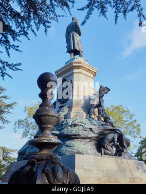 Denkmal für General Eduard Iwanowitsch Totleben und Verteidiger der Sewastopol während des 1854-55 Belagerung von Sewastopol, Krim Stockfoto