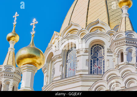 Pokrovsky Cathedral, Bolshaya Marskaya Straße Sewastopol Krim Osteuropa Stockfoto