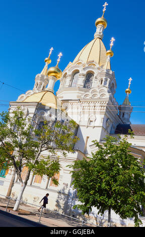 Pokrovsky Cathedral, Bolshaya Marskaya Straße Sewastopol Krim Osteuropa Stockfoto