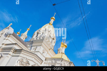 Pokrovsky Cathedral, Bolshaya Marskaya Straße Sewastopol Krim Osteuropa Stockfoto