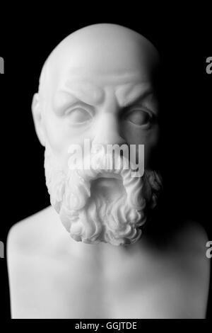 Sokrates lebte in Athen (470-399 v. Chr.) war ein griechischer Athener Philosoph ist einer der wichtigsten Figuren in der Welt. Stockfoto