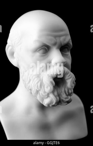 Sokrates lebte in Athen (470-399 v. Chr.) war ein griechischer Athener Philosoph ist einer der wichtigsten Figuren in der Welt. Stockfoto