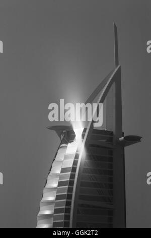 Burj al Arab Gebäude, Dubai, Vereinigte Arabische Emirate Stockfoto