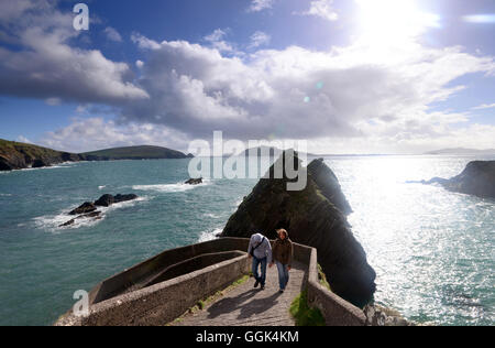 In der Nähe von Dunquin an der Westküste der Halbinsel Dingle, Kerry, Irland Stockfoto