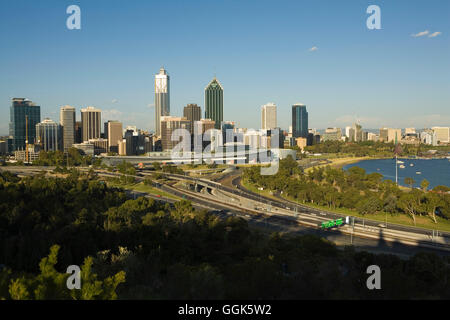 Skyline von Perth, Perth, Western Australia, Australien Stockfoto