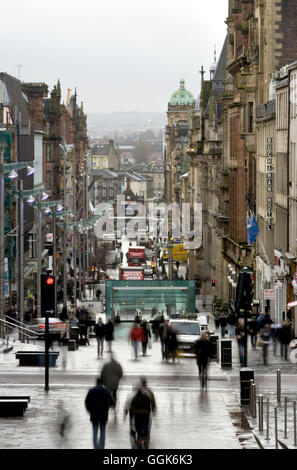 Fußgängerzone shopping Zone, Buchanan Street, Glasgow, Schottland, Großbritannien, Europa Stockfoto