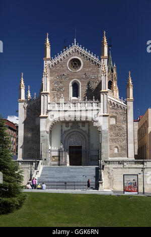 Kirche, Parroquia San Jerónimo El Real, Madrid, Spanien Stockfoto