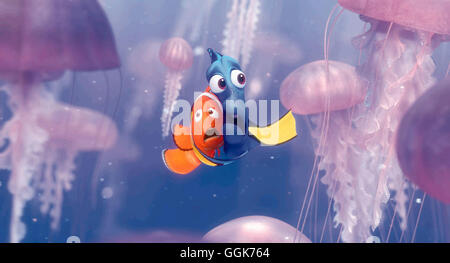 FINDET NEMO / Finding Nemo USA 2003 / Lee Unkrich, Andrew Stanton Marlin Und Dorie Regie: Lee Unkrich, Andrew Stanton aka. Findet Nemo Stockfoto