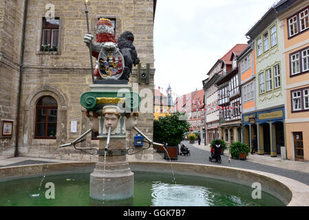 Rathaus in Bad Langensalza, Thüringen, Deutschland Stockfoto