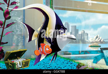 FINDET NEMO / Finding Nemo USA 2003 / Andrew Stanton, Lee Unkrich Szene Mit Halterfisch Kahn Regie: Andrew Stanton, Lee Unkrich aka. Findet Nemo Stockfoto