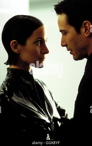 MATRIX REVOLUTIONS / USA 2003 / Andy Wachowski Und Larry Wachowski Trinity (CARRIE - ANNE MOSS) Neo (KEANU REEVES) Regie: Andy Wachowski, Larry Wachowski Stockfoto