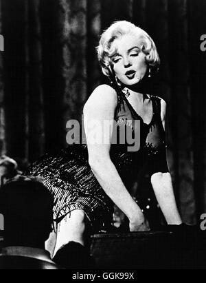 MANCHE MÖGEN es HEISS / manche mögen es heiß USA 1959 / Billy Wilder MARILYN MONROE (Zucker) Regie: Billy Wilder aka. Manche mögen es heiß Stockfoto