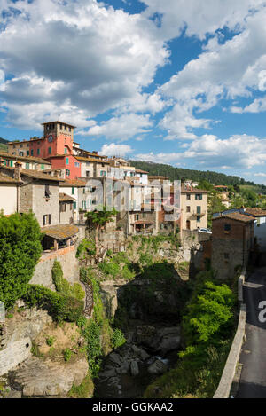 Loro Ciuffenna, Provinz Arezzo, Toskana, Italien Stockfoto